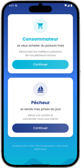 Écran pêcheur